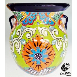 MACETA MICHOACANA CUELLO ALTO GRANDE 