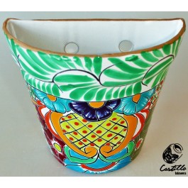 MACETA TERRACOTA 1/2 PARED CHICA 