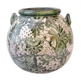 MACETA OLLA CON OREJAS GRANDE 