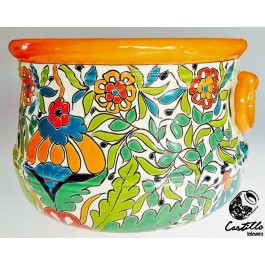 MACETA QUESO CON ARGOLLAS