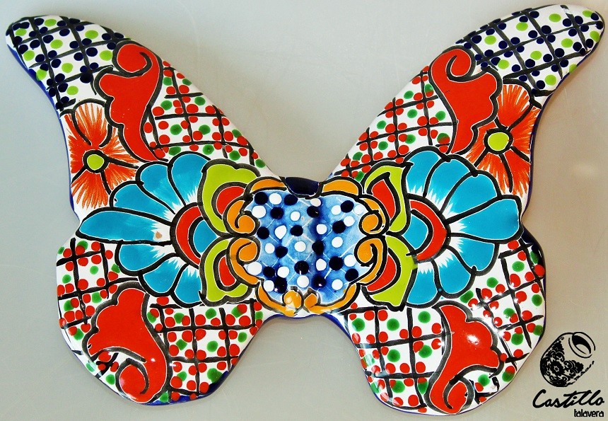MARIPOSA MONARCA DE PARED GRANDE 