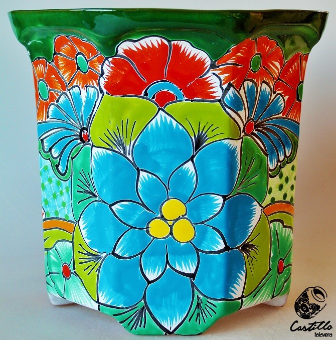 MACETA OCTAGONAL GRANDE 