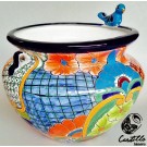 MACETA MICHOACANA CON GORRION GRANDE 