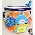 MACETA MICHOACANA CON GORRION MEDIANA 